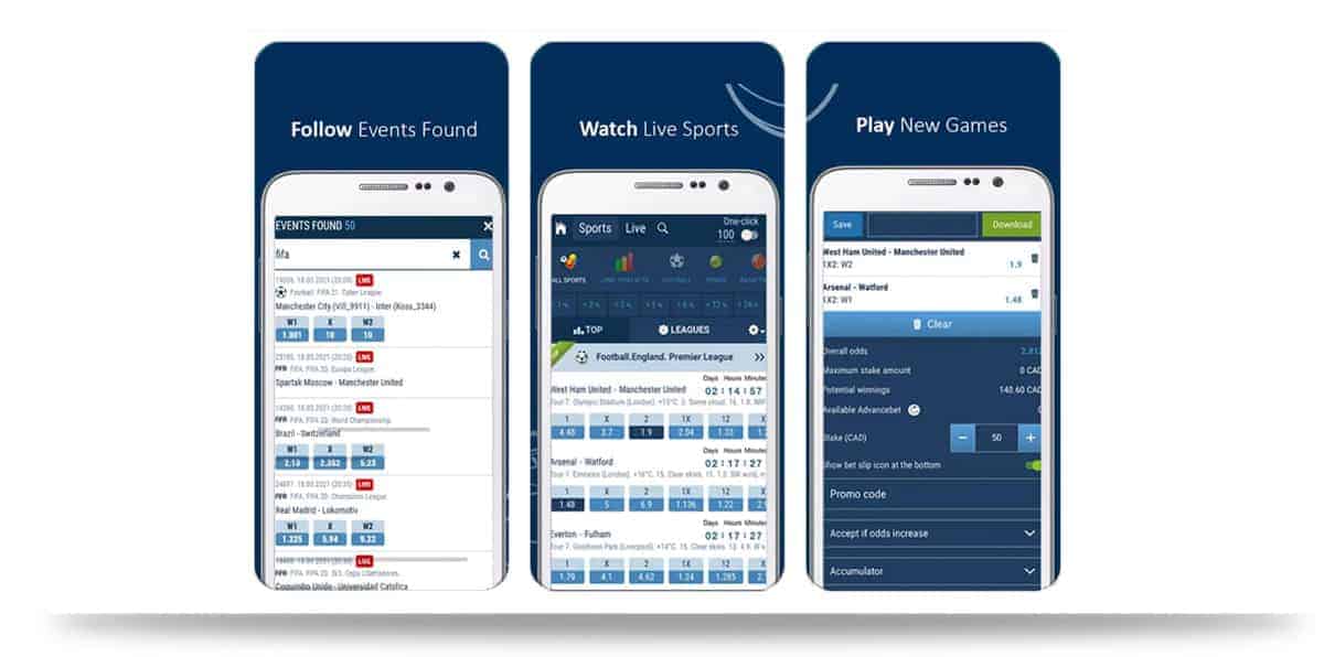 Tienda de aplicaciones 1xbet