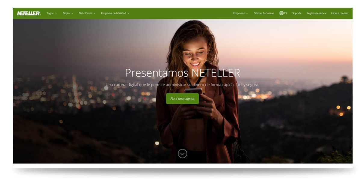 Apuesta de forma segura con Neteller