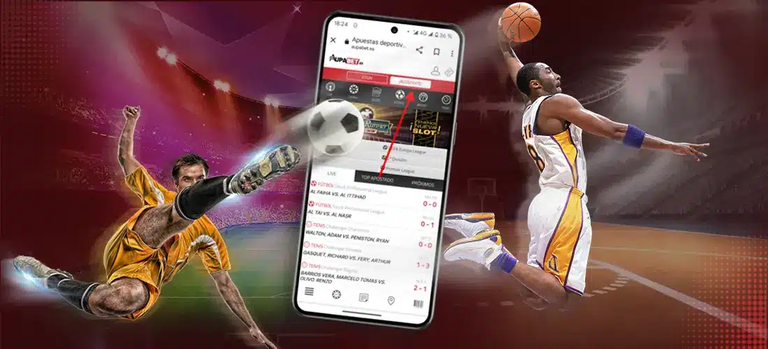 Captura de pantalla: Aplicación Aupabet