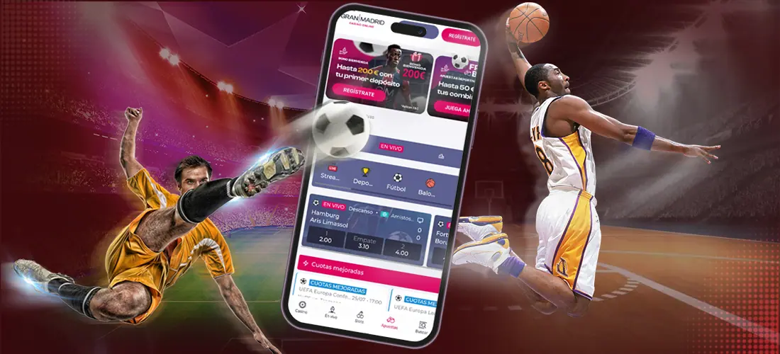 Captura de pantalla: Aplicación Casino Gran Madrid