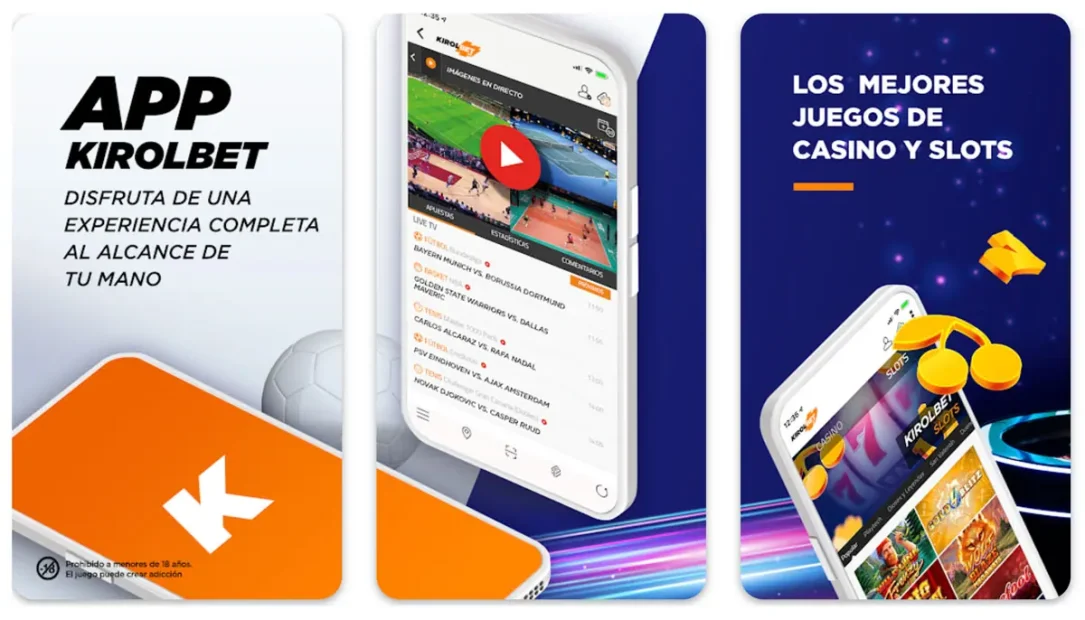 Captura de pantalla: Kirolbet Aplicación en Google Play Store