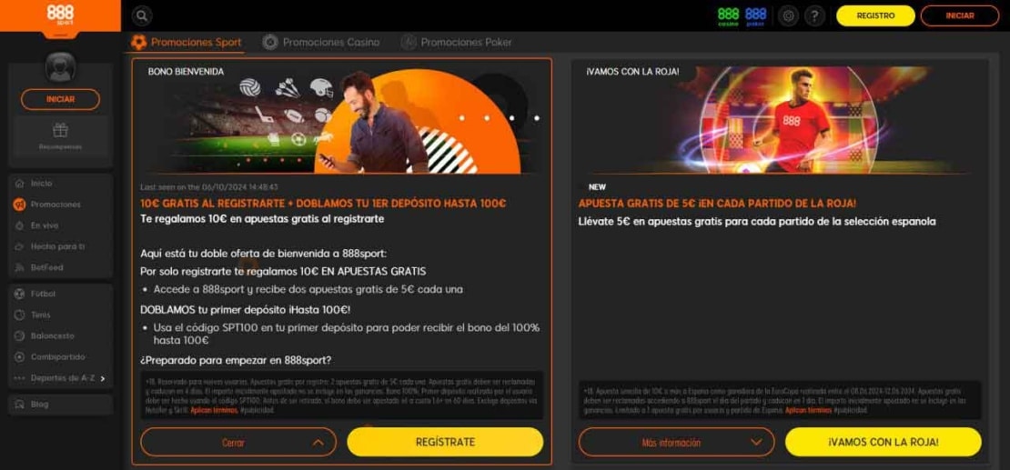 888sport bono de bienvenida