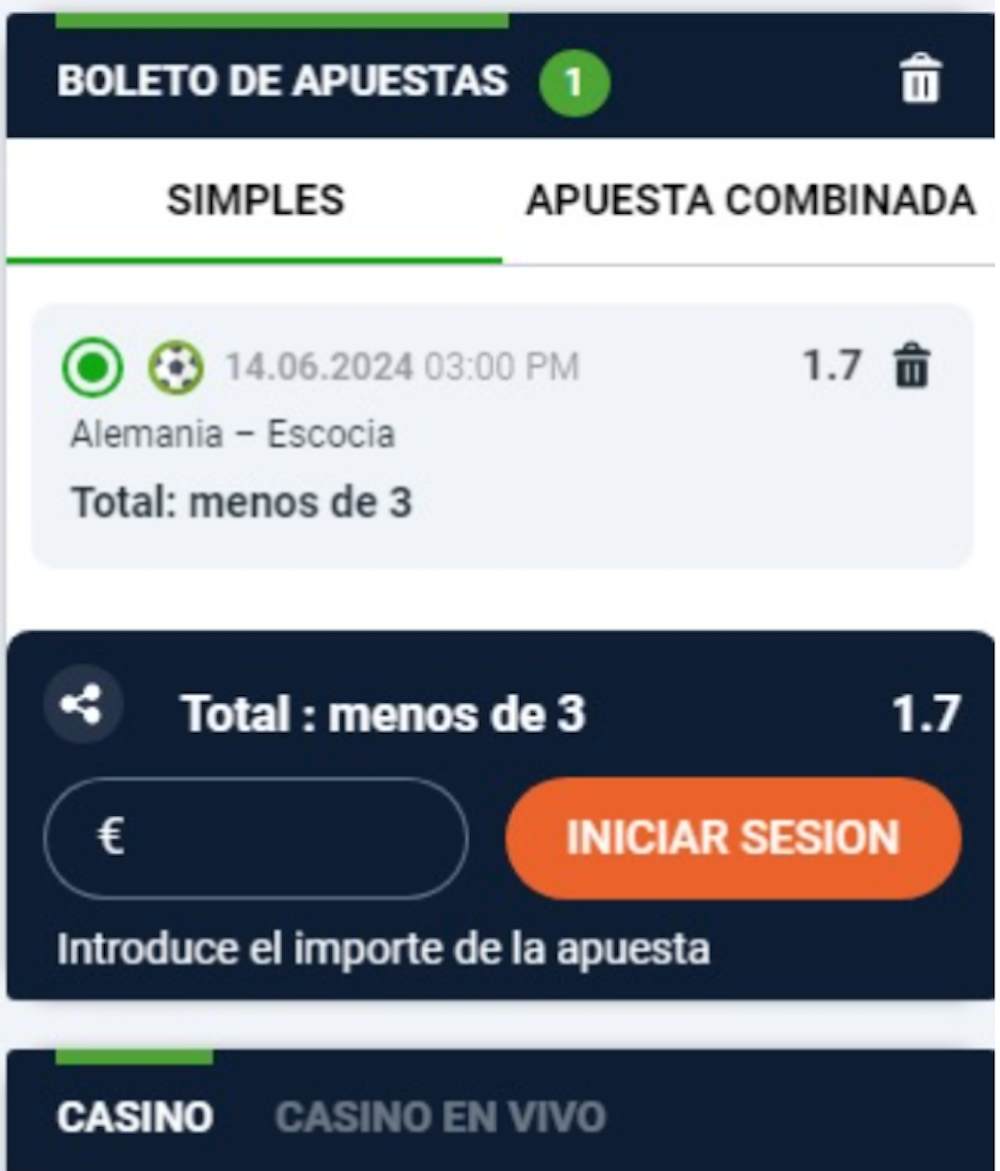 apuestas mas menos