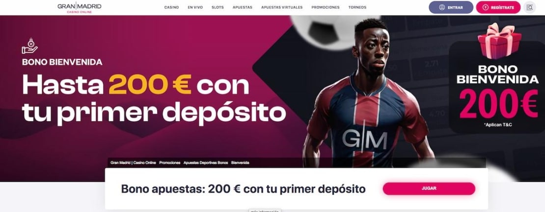 gran casino madrid bono
