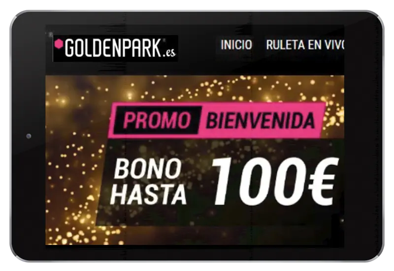 goldenpark promo bono bienvenida