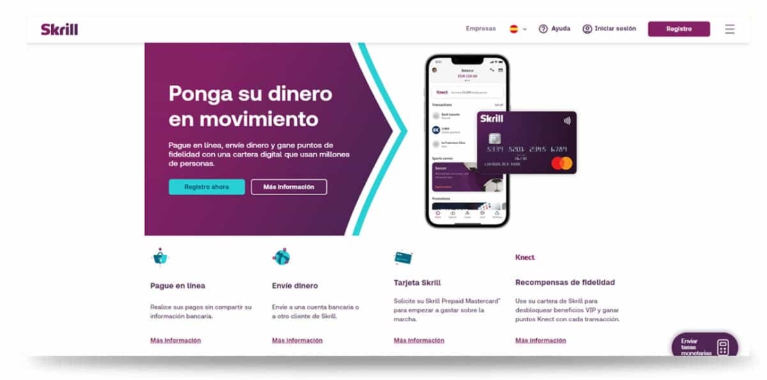 Apuesta de forma segura con Skrill