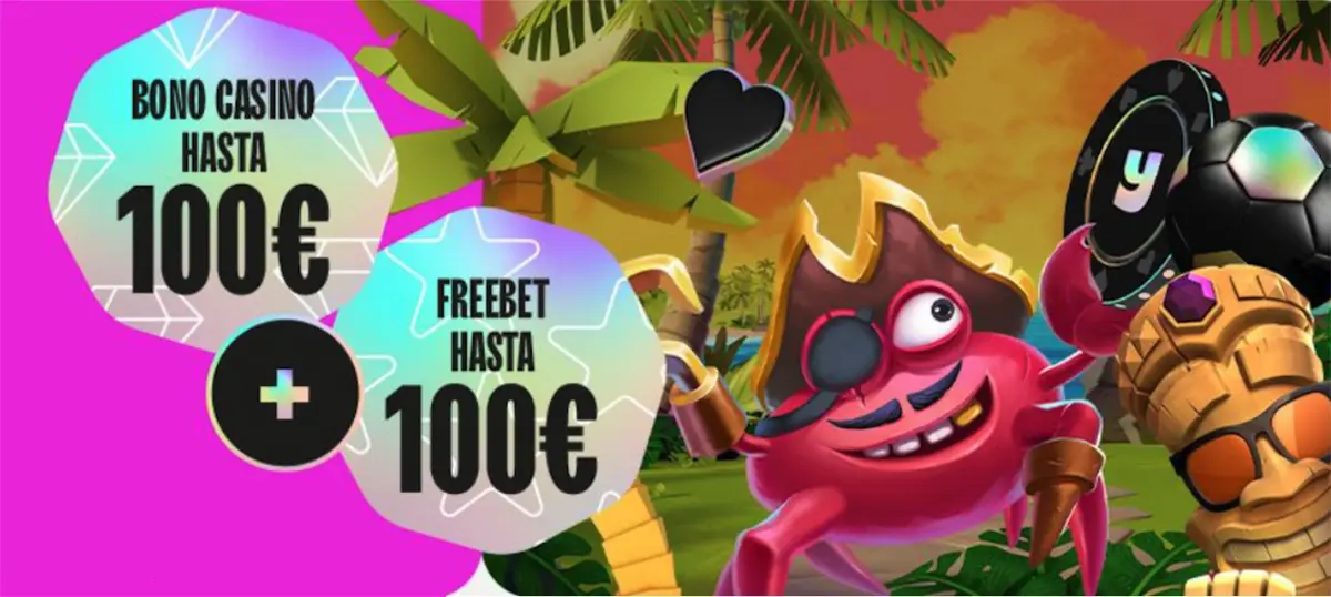 Bono de bienvenida Yaass Casino