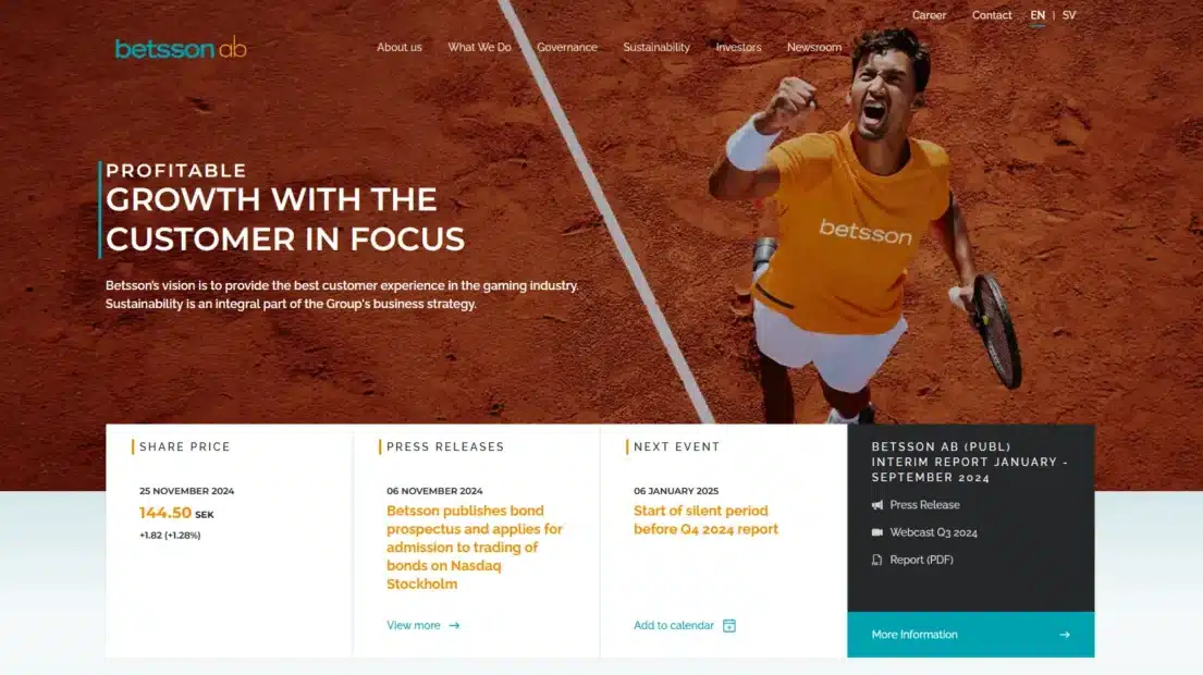 betsson group sito web