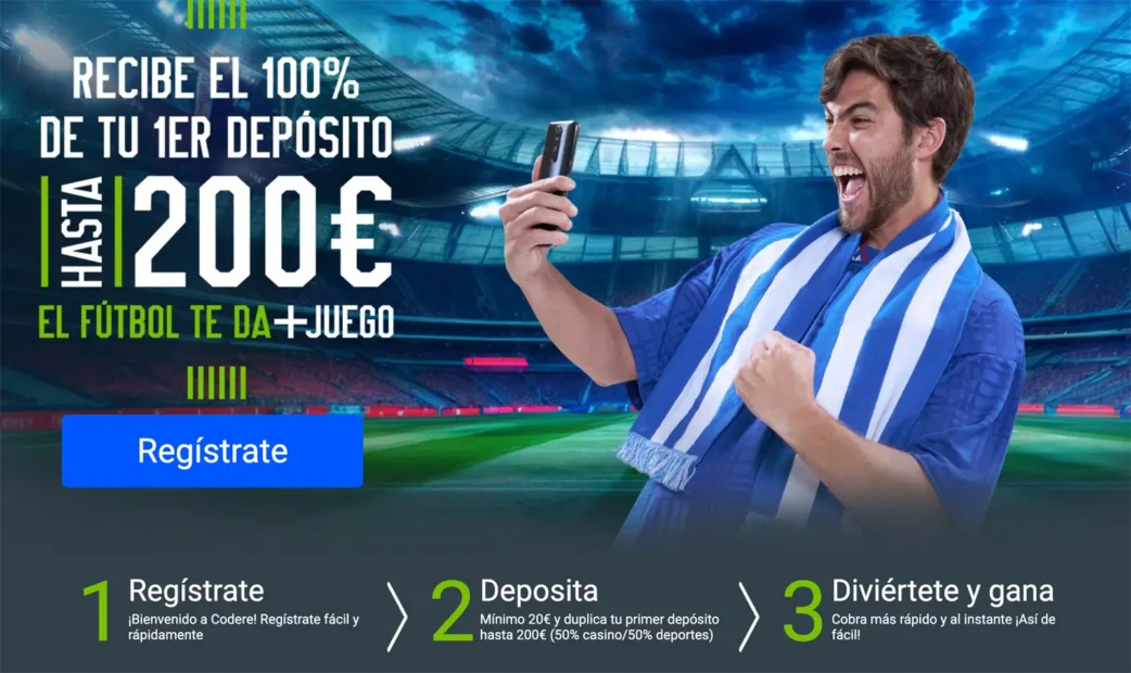 codere freebet promocional
