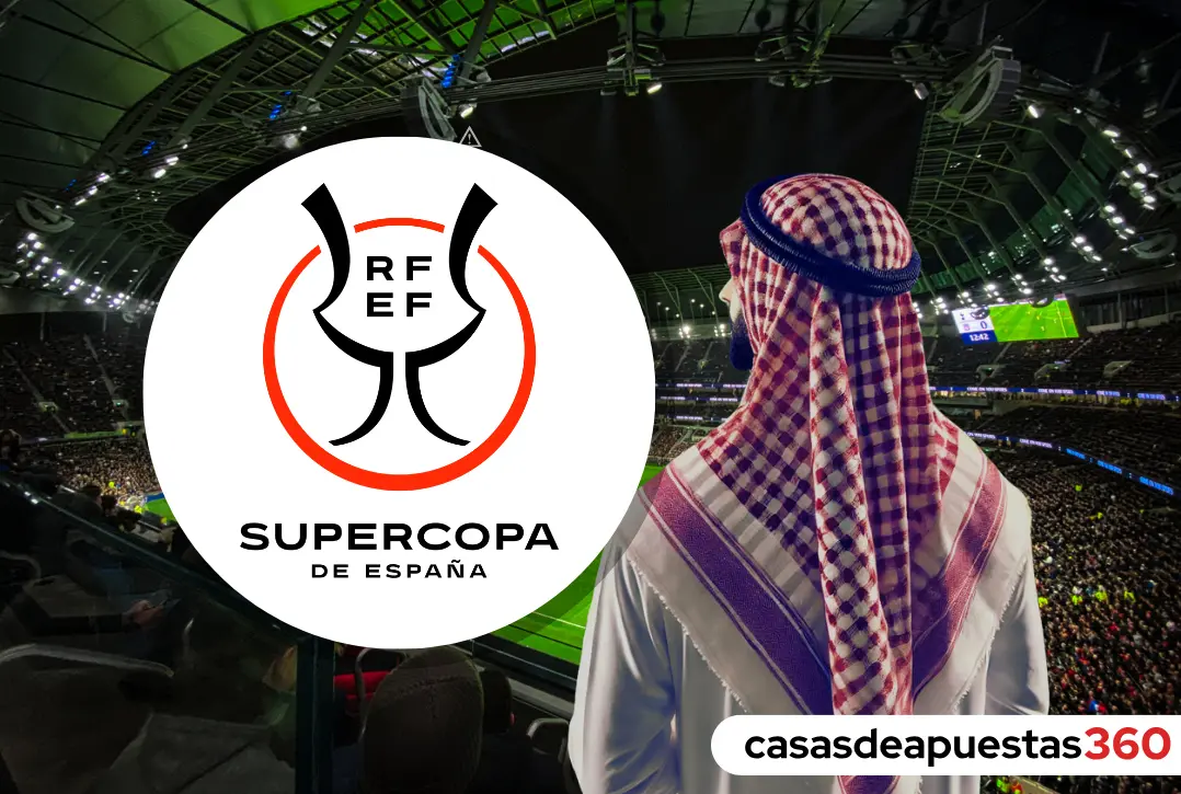 Árabes en el estadio de la Supercopa