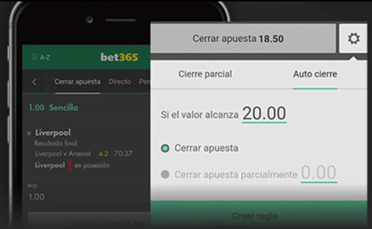 Qué es cerrar apuesta en bet365