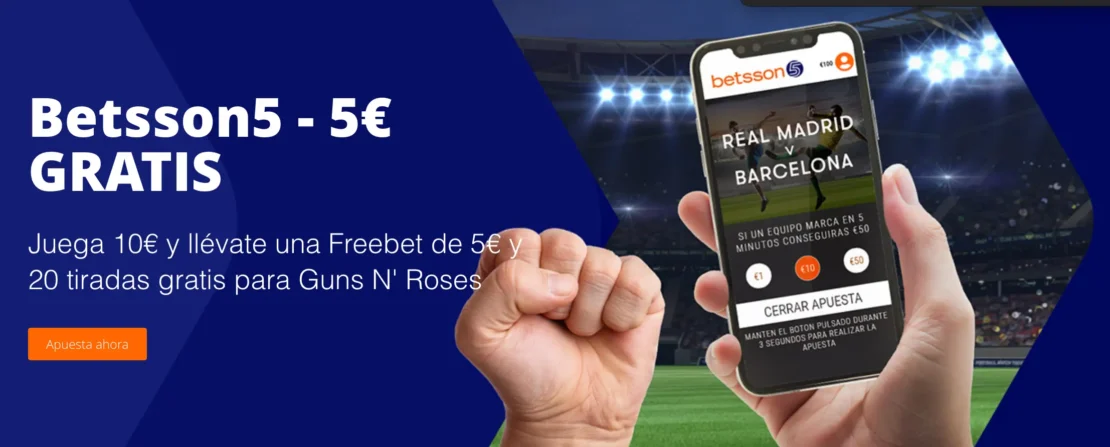 betsson 5 euro gratis freebet