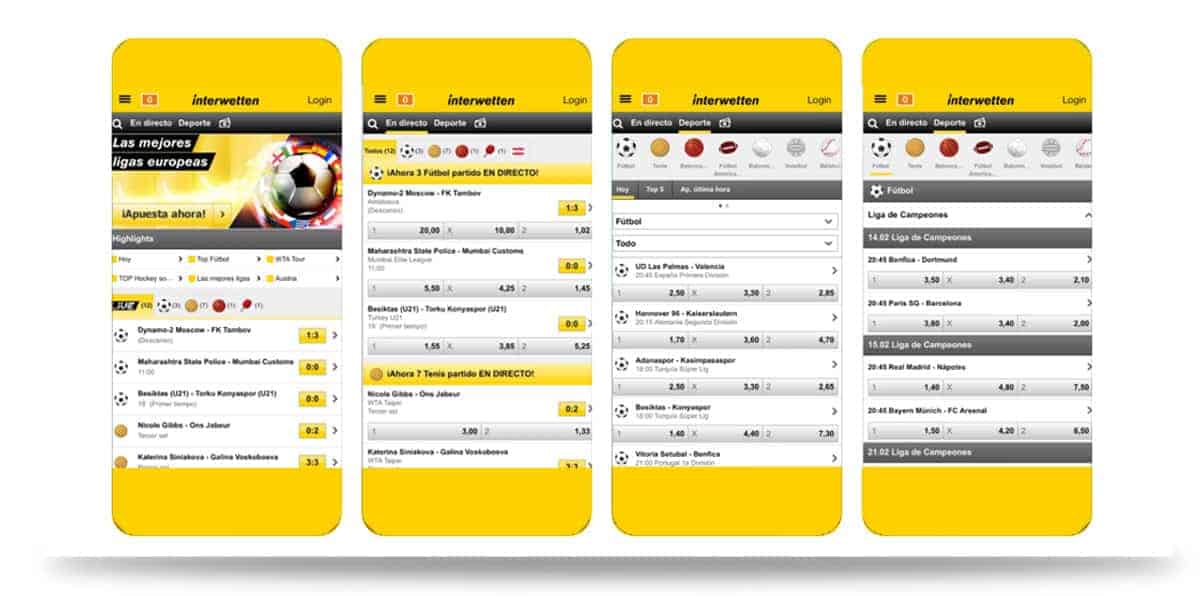 Tienda de aplicaciones Interwetten
