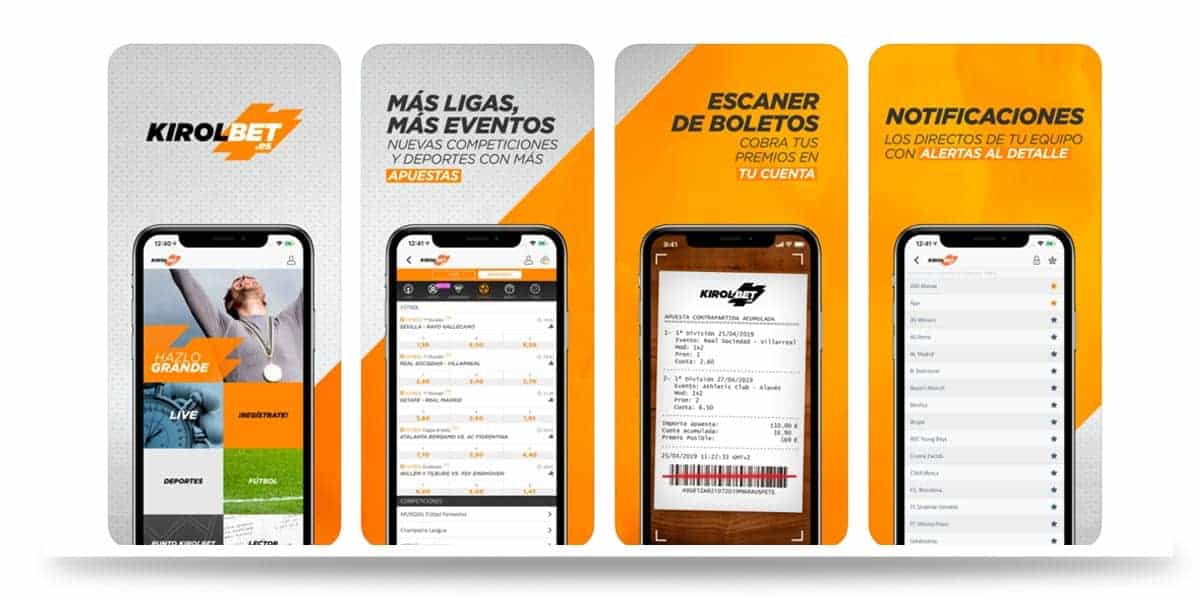 Tienda de aplicaciones Kirolbet