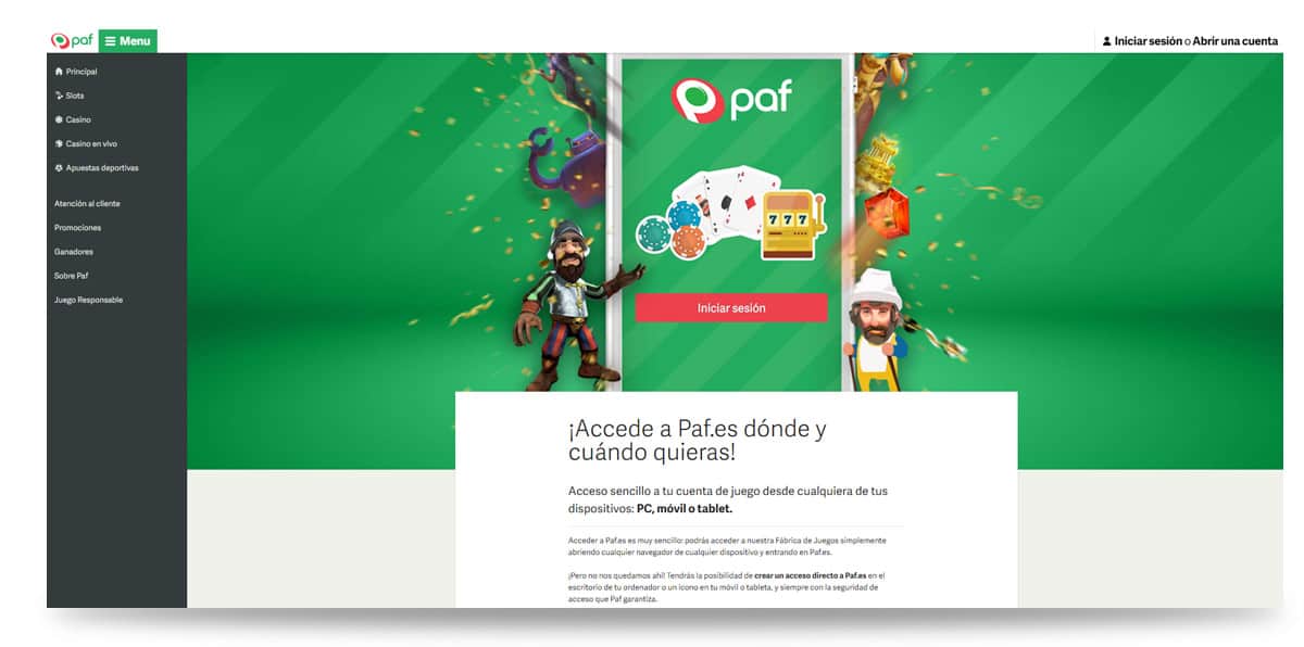 Tienda de aplicaciones paf